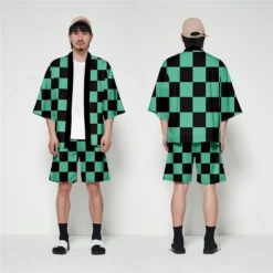 Kimono Demon Slayer Tenue De Tanjiro -Tueur De Démons Environnant product image 1302323803