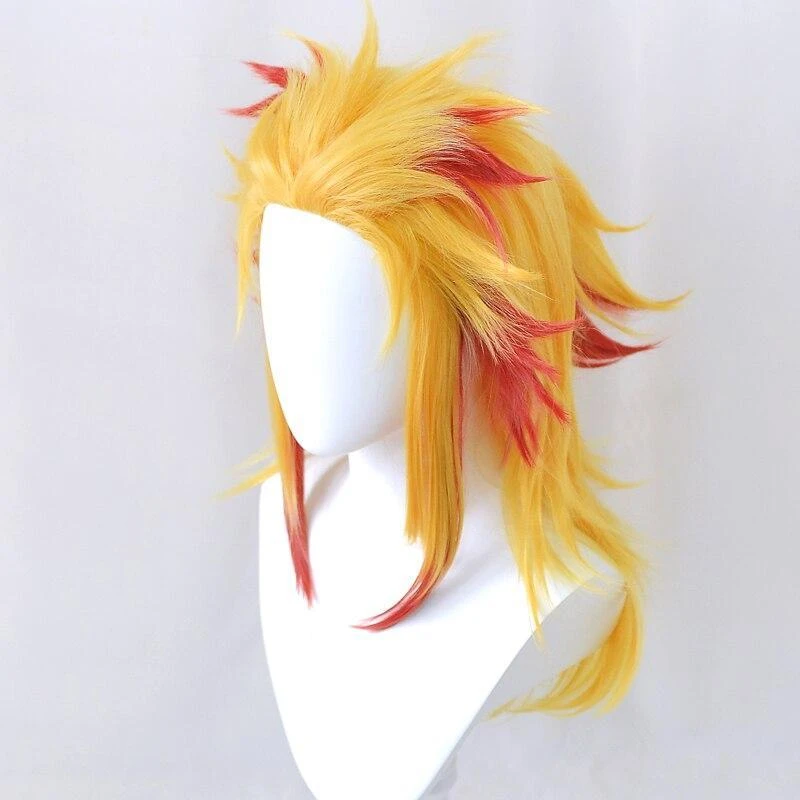 Cosplay Kyojuro Rengoku Perruque Pilier Du Feu 4 Cosplay Kyojuro Rengoku Perruque Pilier Du Feu – Image 4