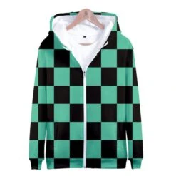 Veste Demon Slayer Tanjiro Zip Capuche
