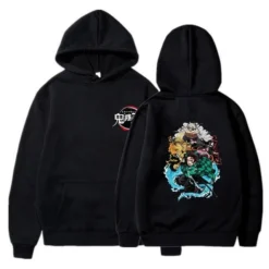 Sweat Demon Slayer Noir Souffle De L'Eau
