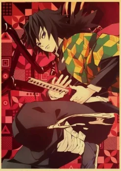 Poster Demon Slayer Giyu Tomioka Kimetsu