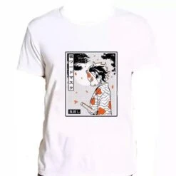 T-Shirt Demon Slayer Tanjiro Kamado Masqué