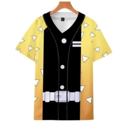 Maillot De Baseball Demon Slayer Zenitsu Agatsuma