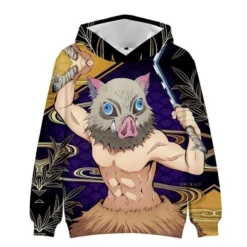 Sweat Demon Slayer Inosuke Pose