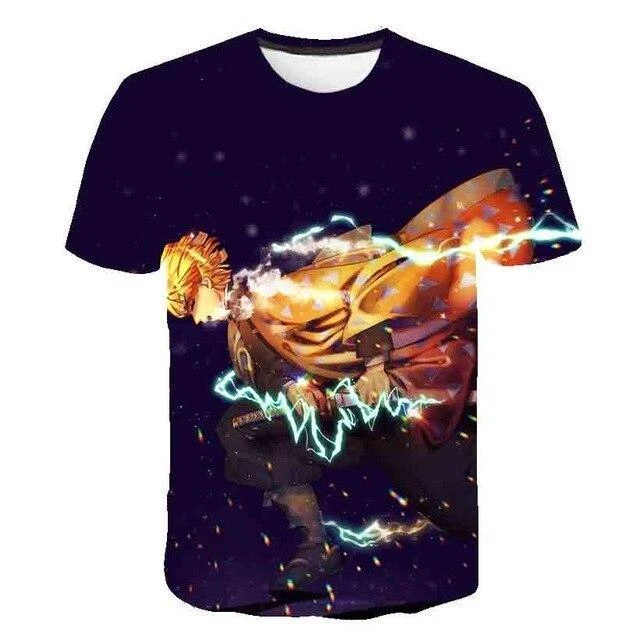 T-shirt Demon Slayer Zenitsu Concentration Total 1 T-shirt Demon Slayer Zenitsu Concentration Total