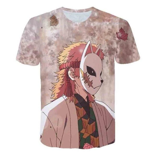T-Shirt Demon Slayer Masque De Sabito 1 T-Shirt Demon Slayer Masque De Sabito