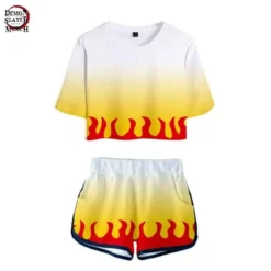 Crop Top Demon Slayer Rengoku