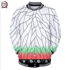 Veste Demon Baseball Shinobu Pattern Kimetsu