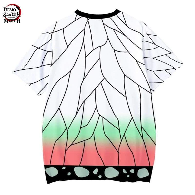 T-Shirt Demon Slayer Shinobu Kocho Vert Et Orange 2 T-Shirt Demon Slayer Shinobu Kocho Vert Et Orange – Image 2