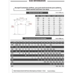 T-Shirt Demon Slayer Symbole Japonais -Tueur De Démons Environnant size chart 3
