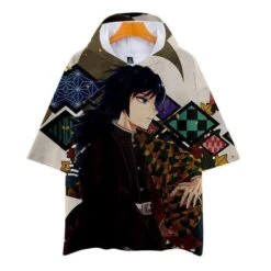 T-shirt Demon Slayer Tomioka Capuche