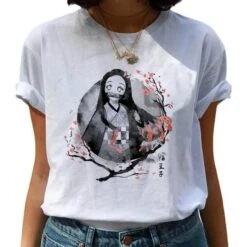 T-shirt Femme Demon Slayer Glycine