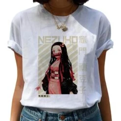 T-shirt Femme Demon Slayer Nezuko Bambou
