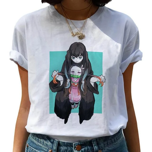 T-shirt Femme Demon Slayer Muichirou Le Pilier Du Brouillard 1 T-shirt Femme Demon Slayer Muichirou Le Pilier Du Brouillard
