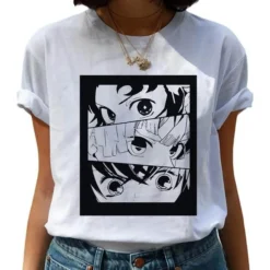 T-shirt Femme Demon Slayer Pourfendeurs De Démons