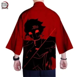 Kimono Demon Slayer Tanjiro Sous Forme De Démon