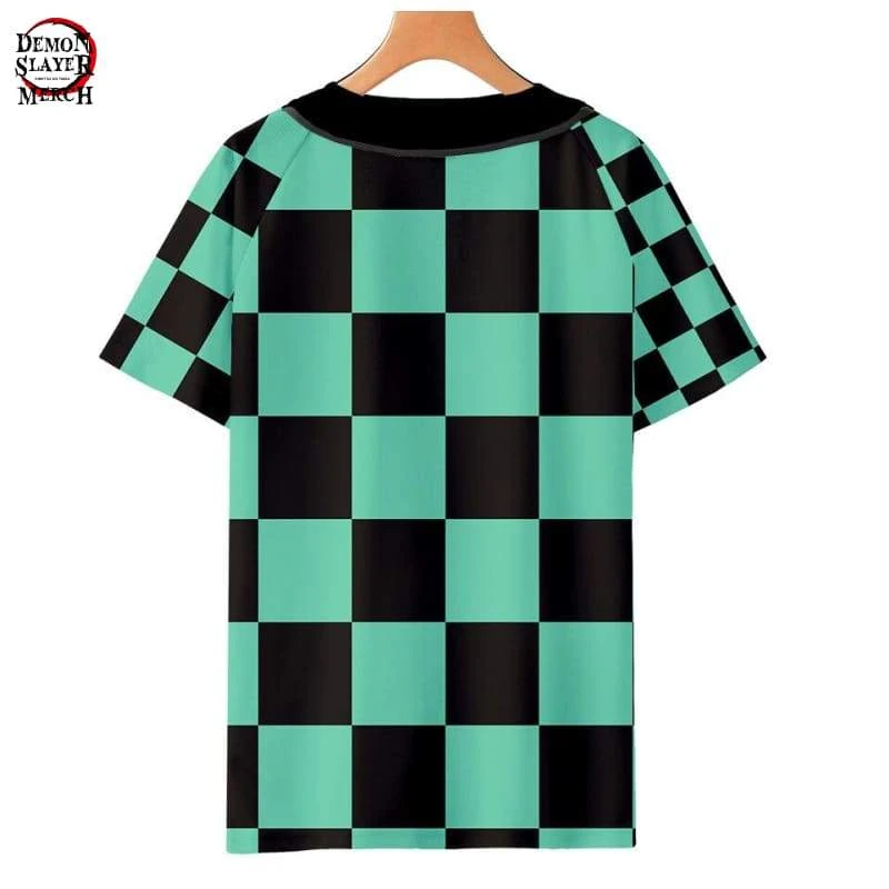 Maillot De Baseball Demon Slayer Tanjiro 2 Maillot De Baseball Demon Slayer Tanjiro – Image 2