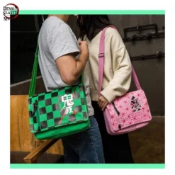 Sac En Bandoulière Demon Slayer Tanjiro Kimetsu -Tueur De Démons Environnant tanjiro messenger bag demon slayer merch 627