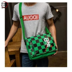 Sac En Bandoulière Demon Slayer Tanjiro Kimetsu -Tueur De Démons Environnant tanjiro messenger bag demon slayer merch 811