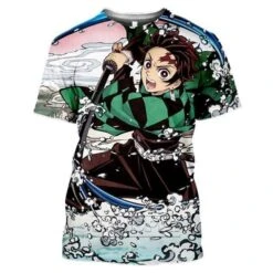 T-Shirt Demon Slayer Tanjiro Water Breathing