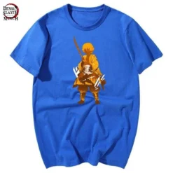 T-Shirt Demon Slayer Zenitsu Agatsuma -Tueur De Démons Environnant zenitsu agatsuma shirt demon slayer merch 550